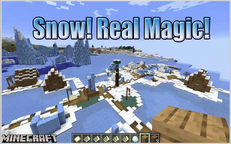 Snow! Real Magic!