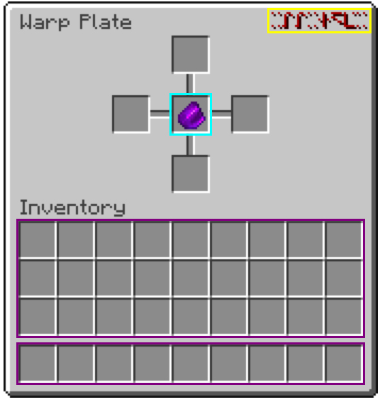 Waystones Warp Plate Crafting 2